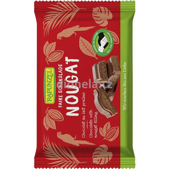 čokoláda s nugátem