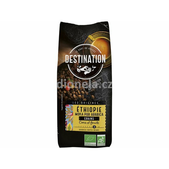 Bio káva zrnková Etiopie Destination 500g.jpg