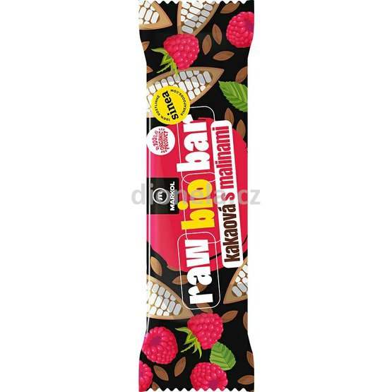 tyčinka kakaová s malinami